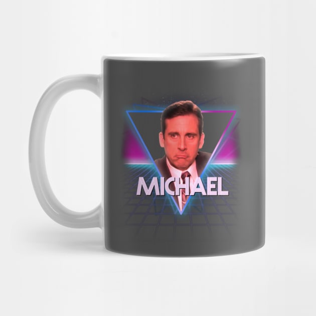 Michael Scott Retro 80's Triangle The Office US by Bevatron